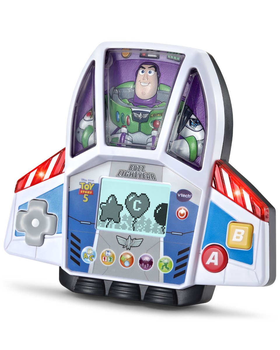vtechtoys's tweet photo. Are YOU the greatest learner in the galaxy? ✨ 🚀

New from VTech and Disney &amp; Pixar, it's Toy Story 5 Buzz Lightyear Game &amp; Go! Play five learning games featuring the voice of Disney &amp; Pixar Buzz Lightyear, and explore letters, numbers, shapes and more with Buzz! https://t.co/LqkmBX8544