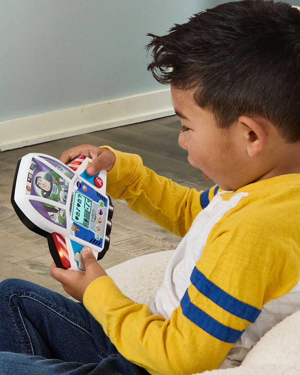 vtechtoys's tweet photo. Are YOU the greatest learner in the galaxy? ✨ 🚀

New from VTech and Disney &amp; Pixar, it's Toy Story 5 Buzz Lightyear Game &amp; Go! Play five learning games featuring the voice of Disney &amp; Pixar Buzz Lightyear, and explore letters, numbers, shapes and more with Buzz! https://t.co/LqkmBX8544