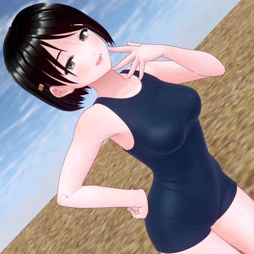 本当に欲しい水着は、 ←の男女兼用に →のようなラッシュガードがつい