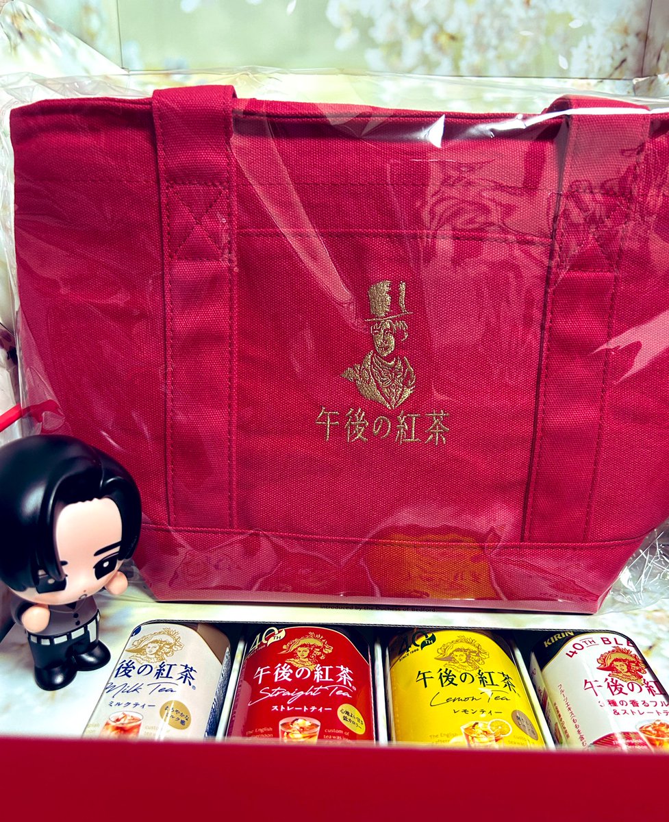 午後の紅茶 × #目黒蓮 キャンペーンまさかの当選していました🥰 バッグ