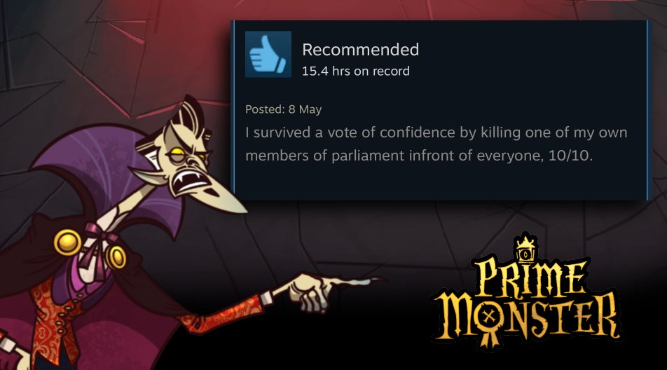 Prime Monster (Out Now on Steam) tweet media