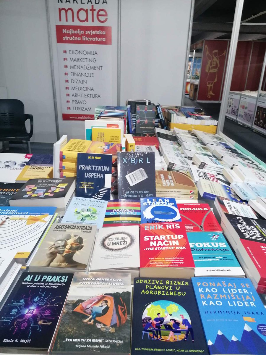 ilearnbeograd's tweet photo. Sajam knjiga u Podgorici je u punom jeku! 📚🔥
Pronađite iLearn favorite na štandu @Naklada_Mate u TC BIG FASHION. Čekamo vas do 17. maja sa super sajamskim popustima!
⏰ 11h - 21h
📍 Podgorica
Vidimo se na štandu! 🤳✨
#SajamKnjiga #Podgorica #Knjige #iLearn https://t.co/swI5xMH4fB