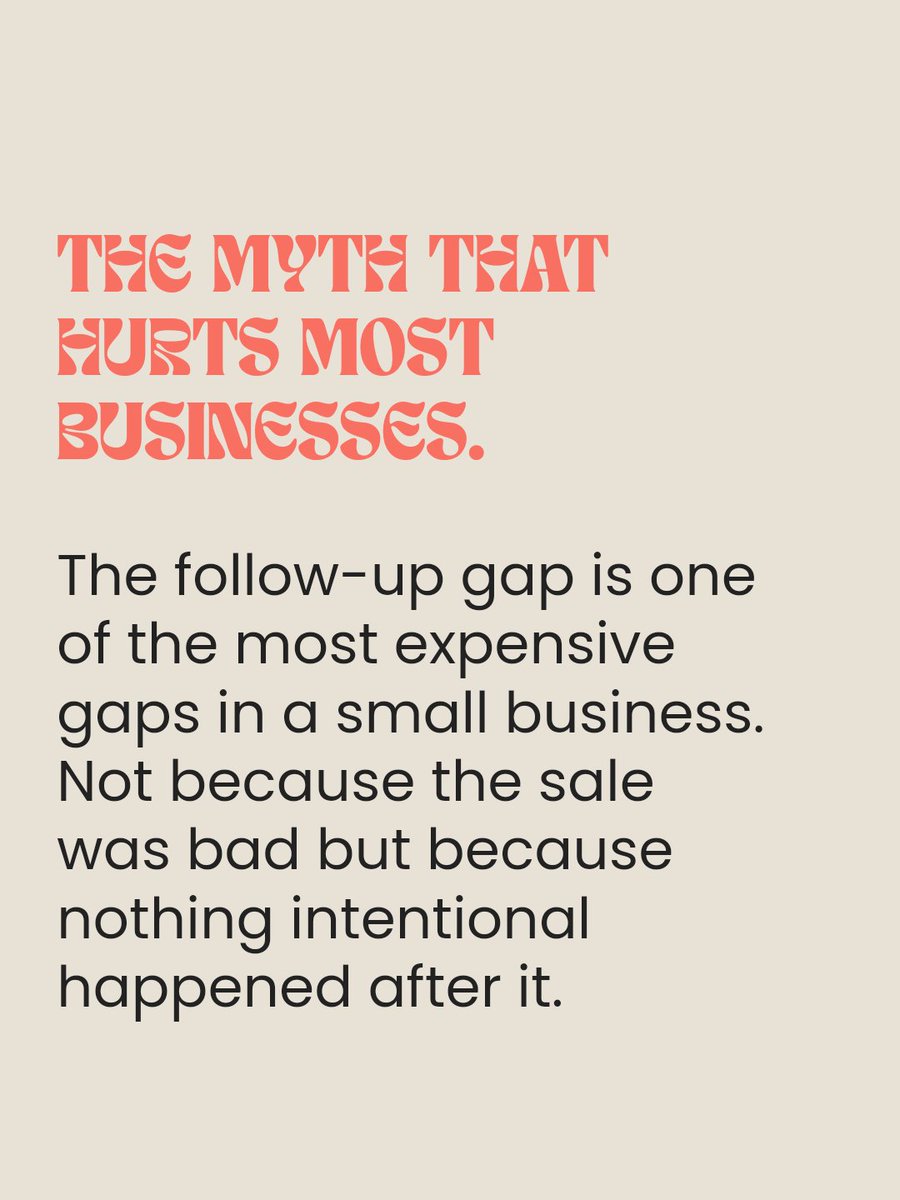 ivismas's tweet photo. What's the real cost of skipping follow-ups? It's not just lost sales, it's lost trust, repeat business, and referrals that never happen. Most founders don't see this silent gap until it's too late. How's your follow-up game? Share "follow-up" if you want to fix it. https://t.co/krhsiXiTII