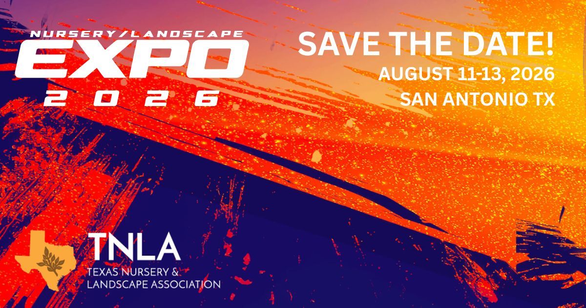 SurelocWolverin's tweet photo. We're starting to get excited for the Texas Nursery &amp; Landscape Expo.  Only 91 more days...mark your calendars! https://t.co/i5FlEDQk6W