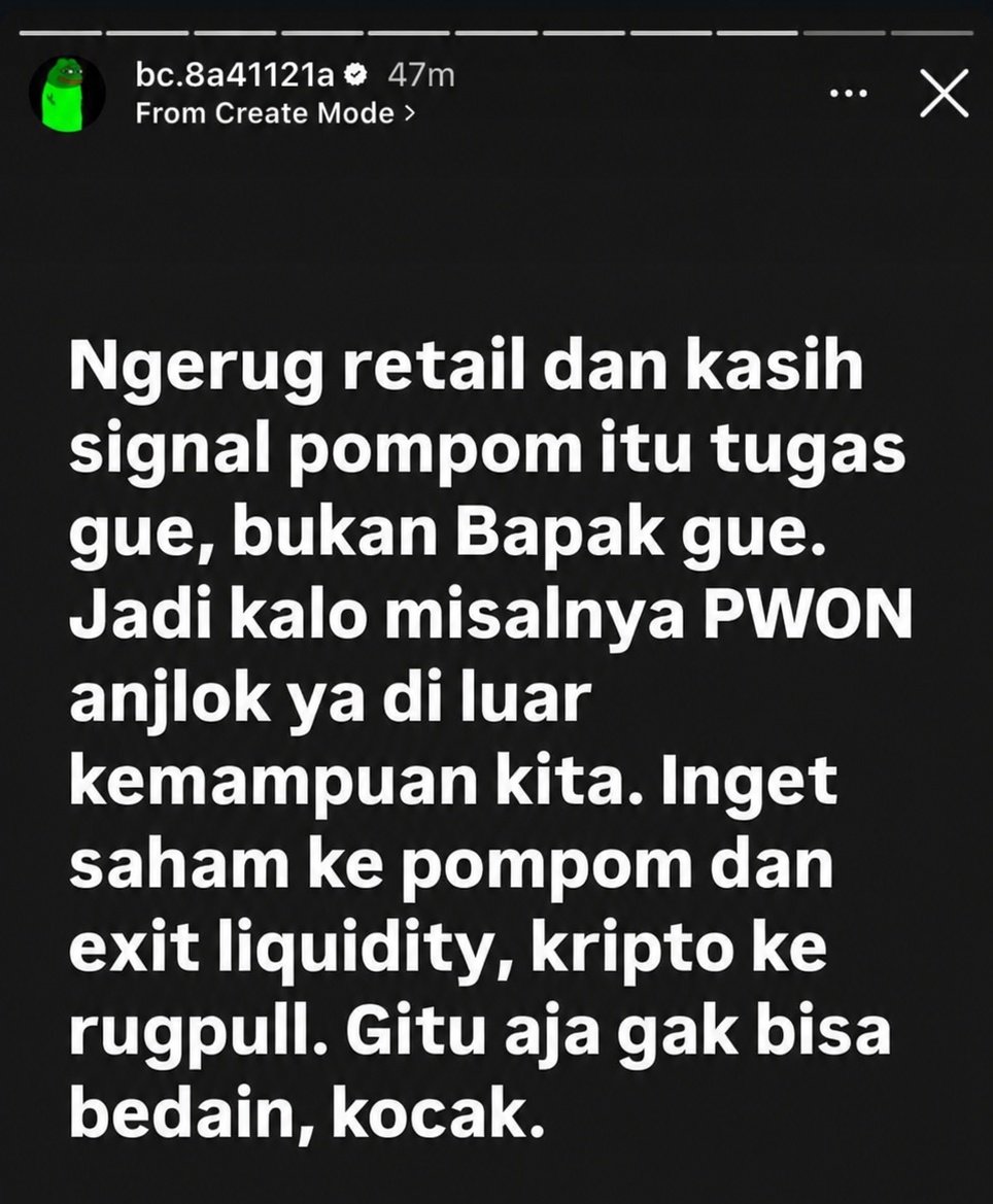 Indonesian Poop Base tweet media