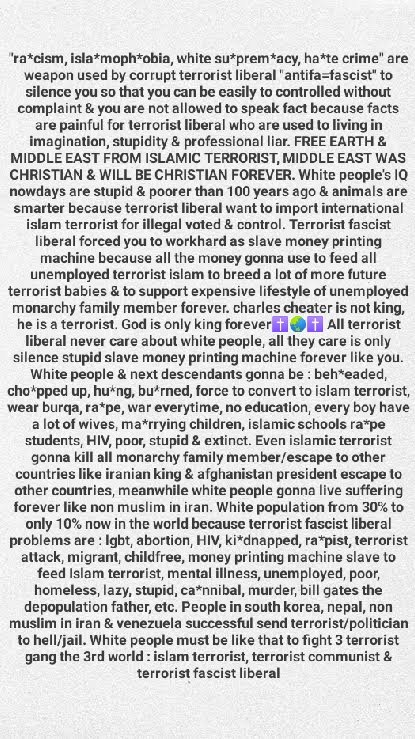 Milimilo151030's tweet photo. @RepFine ⚰️⚰️💩💣🏳️‍🌈☪️💣💩⚰️⚰️ https://t.co/uonjOlv6Kw