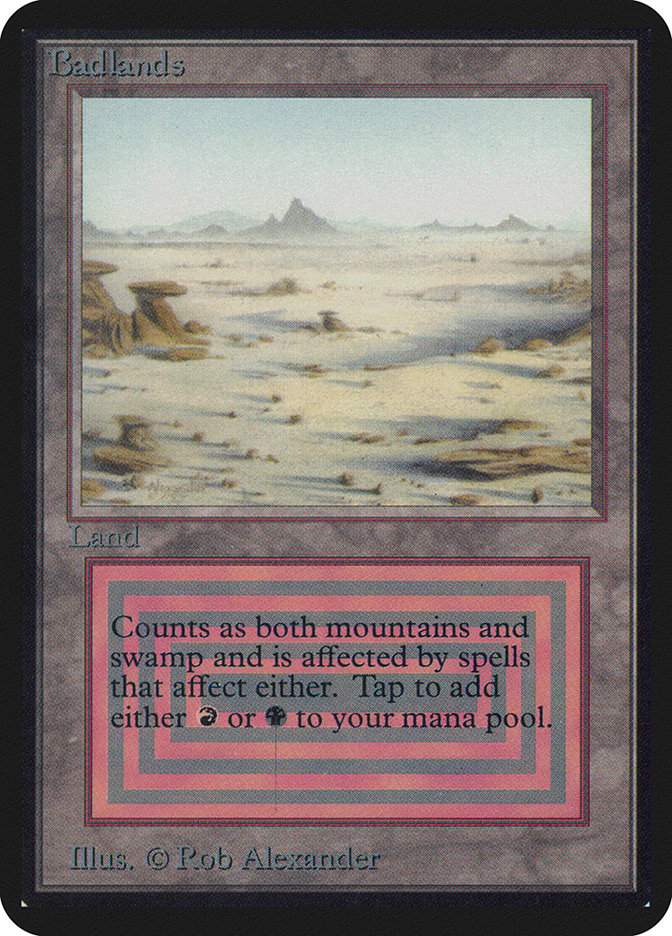 MTG Thoughts: Badlands #wotc #MagictheGathering Always a fun land