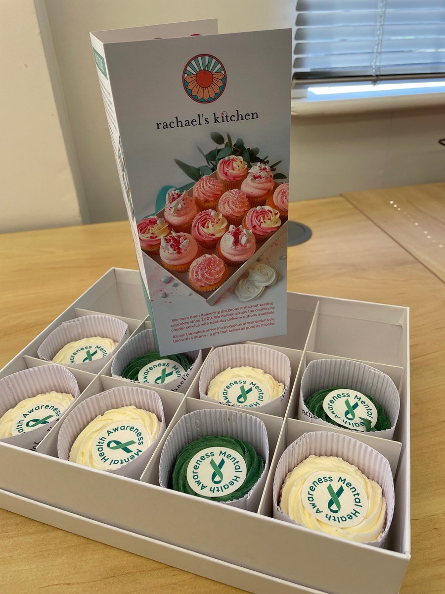 hartbrown's tweet photo. 🧁 Thanks go to Sue and Eva in our HR department for their hard work planning a variety of activities for the staff this Mental Health Awareness Week. Let's spread the message! 

@Rachaelskitchen

#MentalHealthAwareness #MentalHealthAwarenessWeek2026 https://t.co/0Sy8Z7ghIM