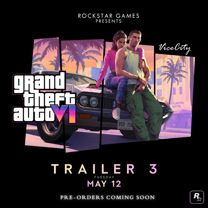 BlueBirdGta's tweet photo. 3pm CEST just passed with zero trailer 👀

Rockstar’s usual drop time came and went… nothing.

So what now? No Trailer 3 today? Or are they still cooking a late surprise? https://t.co/u3FHcRyg7n