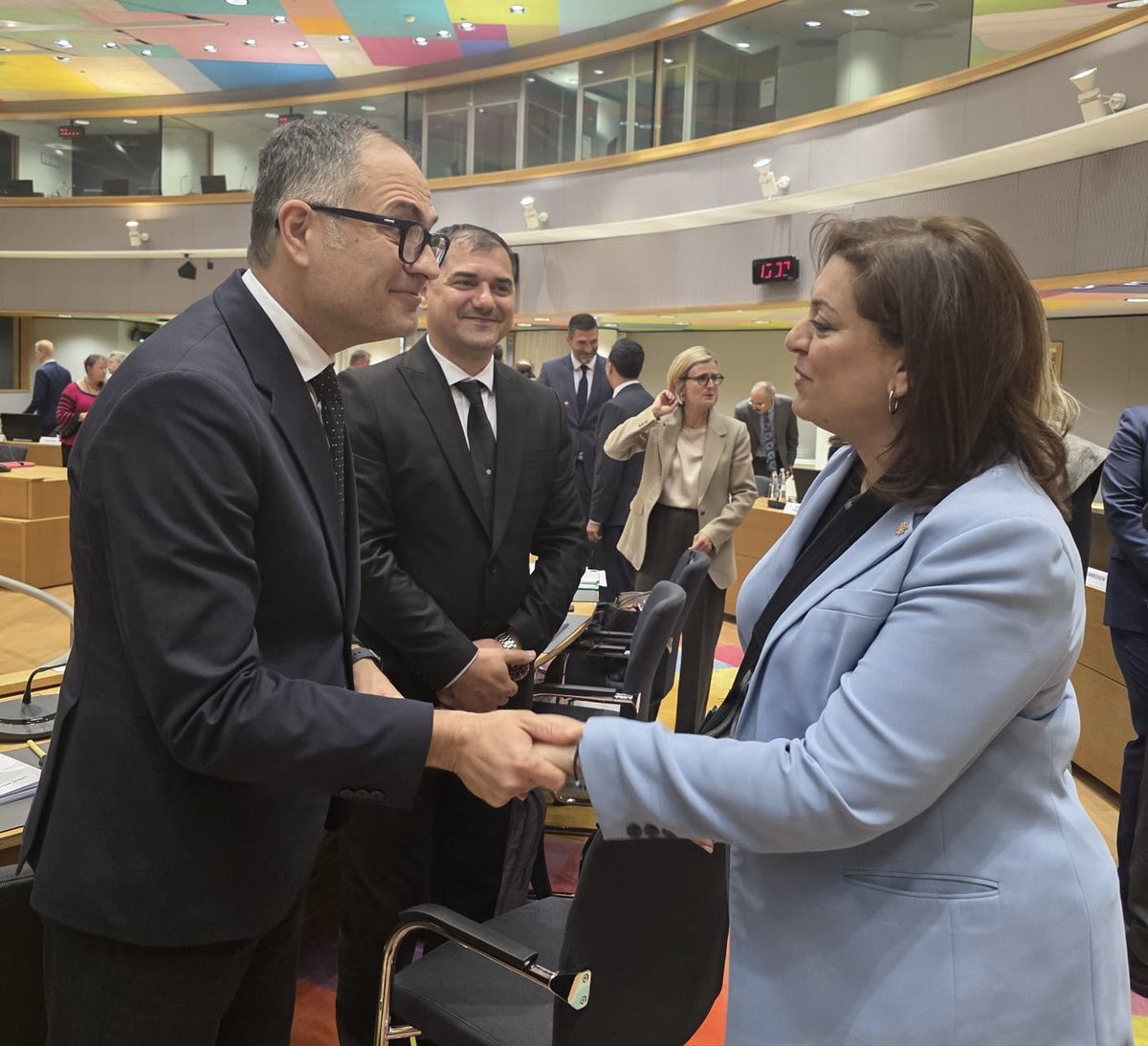 romaniaineu's tweet photo. 🇷🇴 RO National Sports Agency President Bogdan-Constantin Matei is attending today’s #EYCS Council.
Agenda:
🔹Sport tourism & sustainable development
🔹Mental health in sport
👉 https://t.co/KgtDvzwxmr https://t.co/zgtMYtHfa2