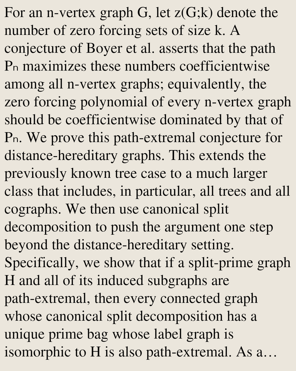 Discrete Mathematics Papers tweet media