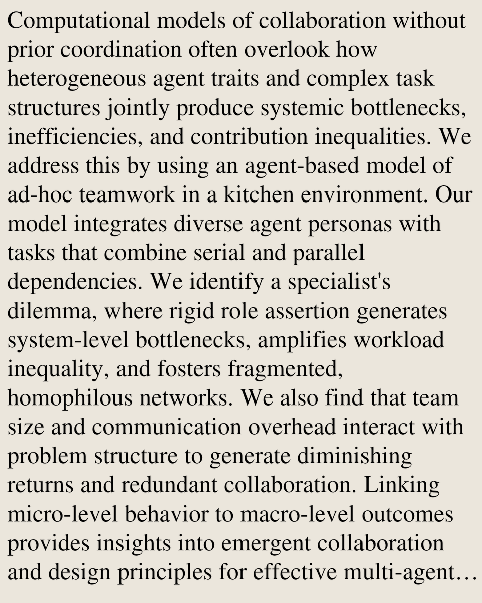 Multiagent Systems Papers tweet media
