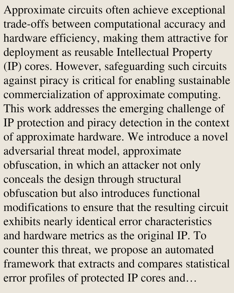 Hardware Architecture Papers tweet media