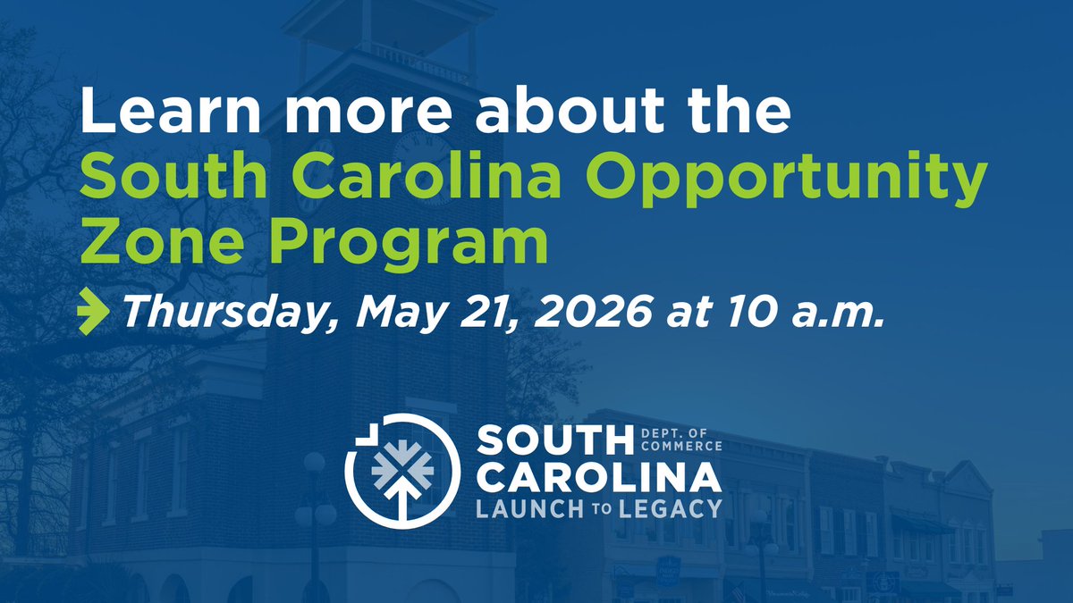 SC Dept. of Commerce tweet media