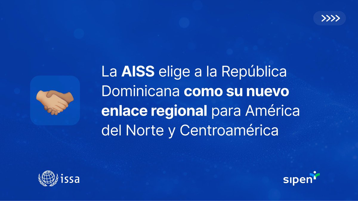 SipenRD's tweet photo. 🌎🤝 La Asociación Internacional de la Seguridad Social (AISS) designó a la SIPEN como sede de su Oficina de Enlace para América del Norte y Centroamérica durante los próximos tres años. https://t.co/15H9cv7mV3