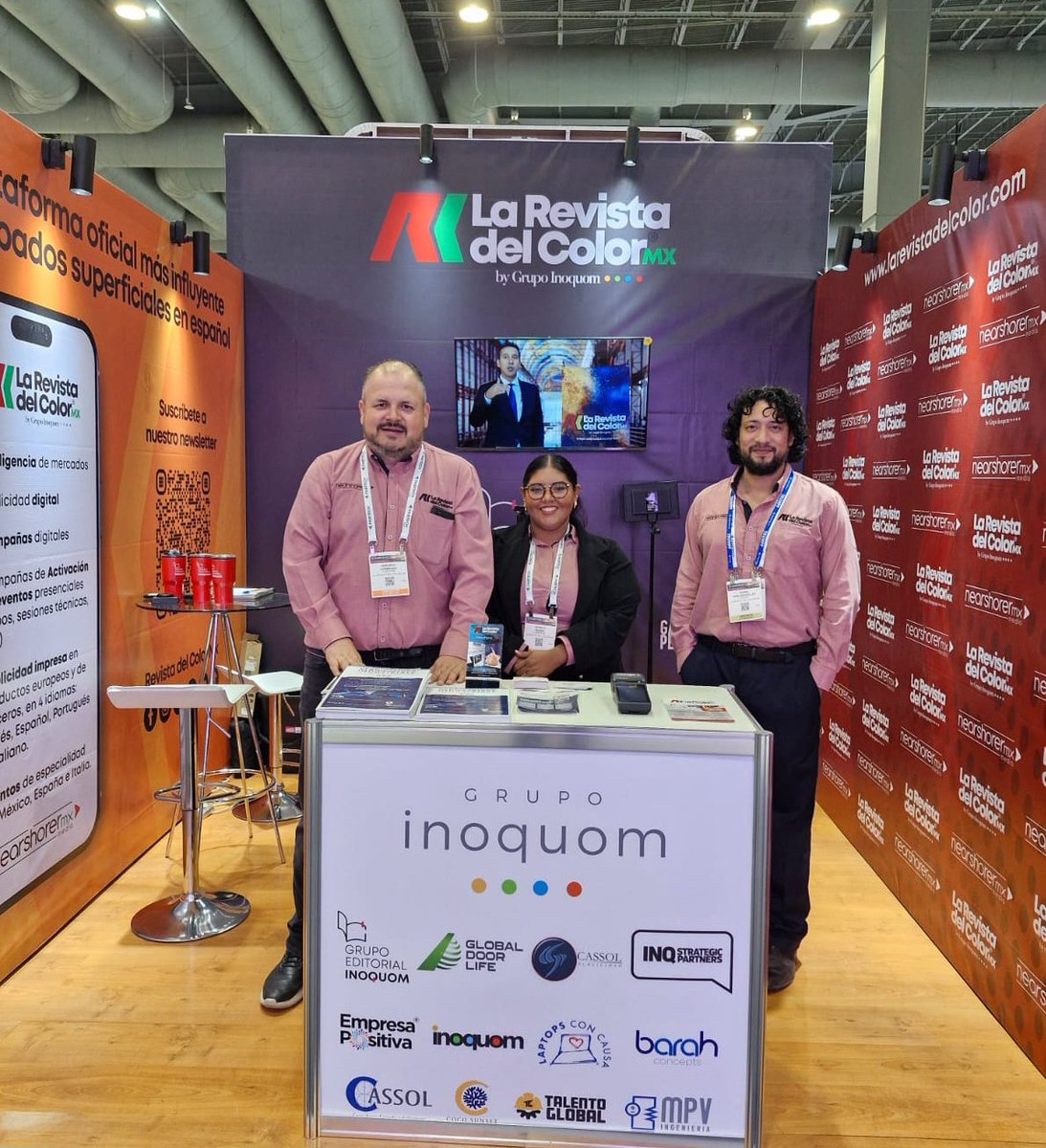 RevistaDColor's tweet photo. Primer día en @fabtechmexico 2026

Nos encontramos en el stand 450.

#LaRevistaDelColorMx #FabtechMexico2026 https://t.co/7iNhx1gHxn