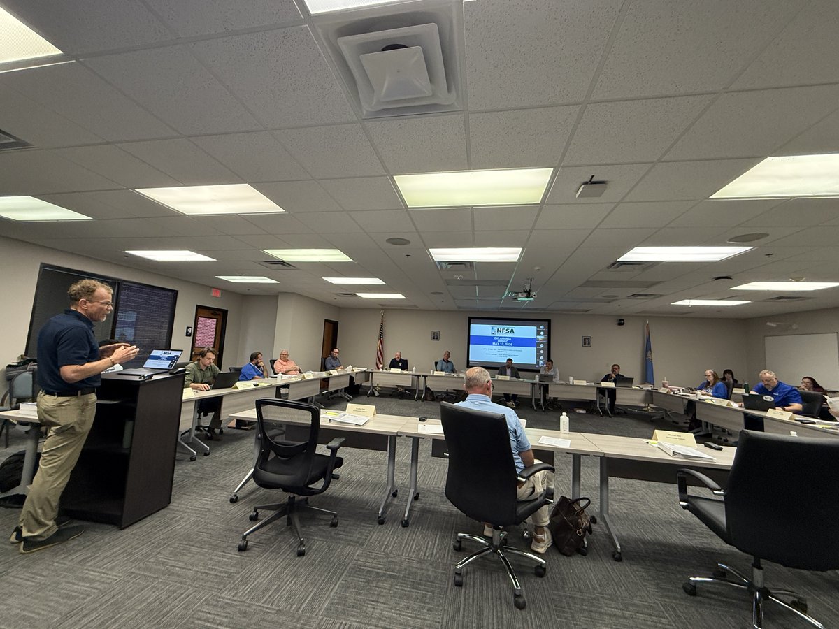 NFSASC's tweet photo. Jeff Hugo presents to the OUBCC in Oklahoma City@nfsaorg https://t.co/BAwEBzoE0V