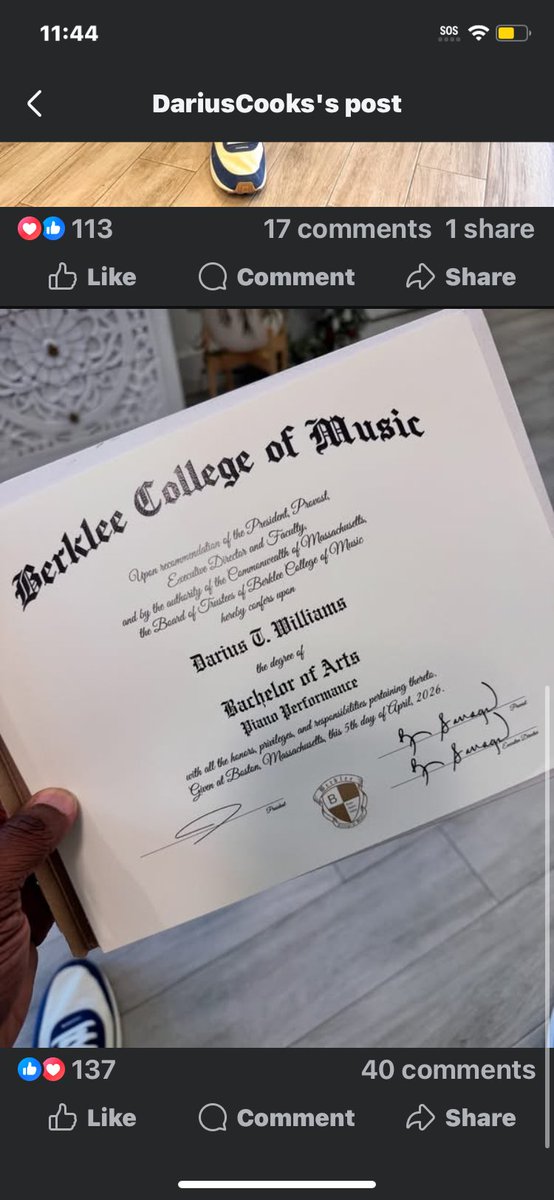 Brittne32013030's tweet photo. #dariuscrooks #dariuscooks um someone please please look this up because ummmmm….  Did he lie again about getting his degree?? Someone caught it https://t.co/KFFMuJ7qbj