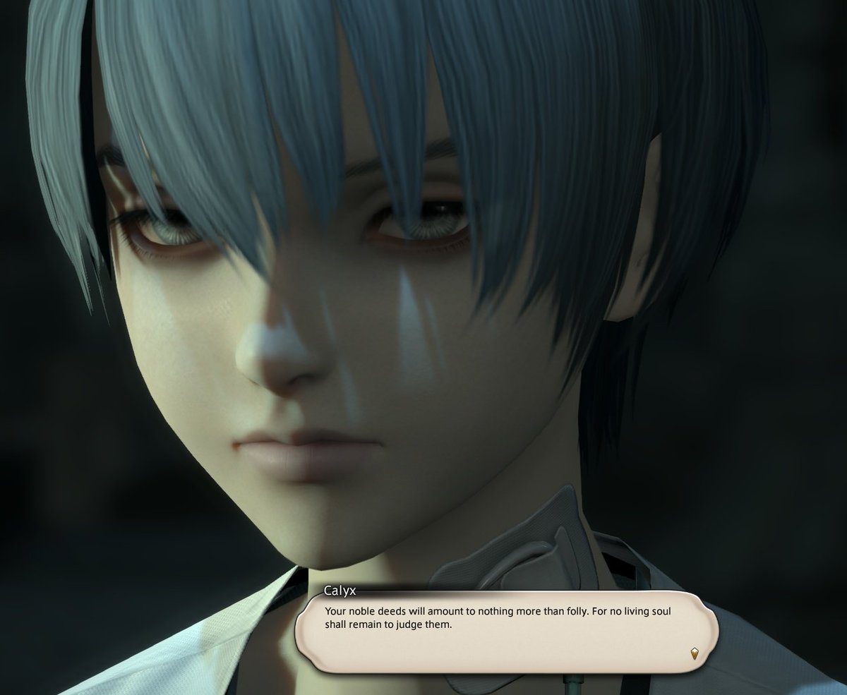 Actually_Tina's tweet photo. Friend recently played Mass Effect 3 about a month ago abd calyx's line to us reminded me of Javik's most memorable quote https://t.co/j9tqeJ7HgY