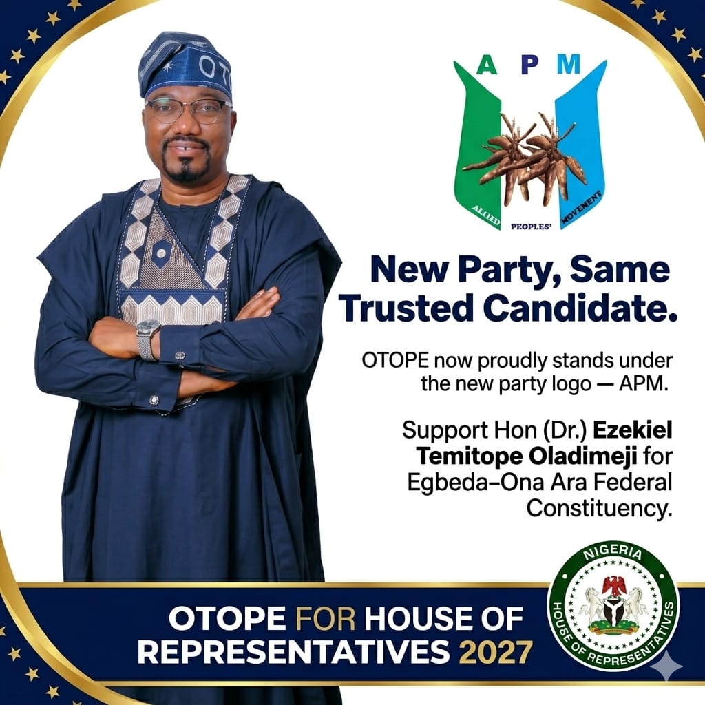 Oloye Ezekiel Temitope Oladimeji (OTOPE) tweet media