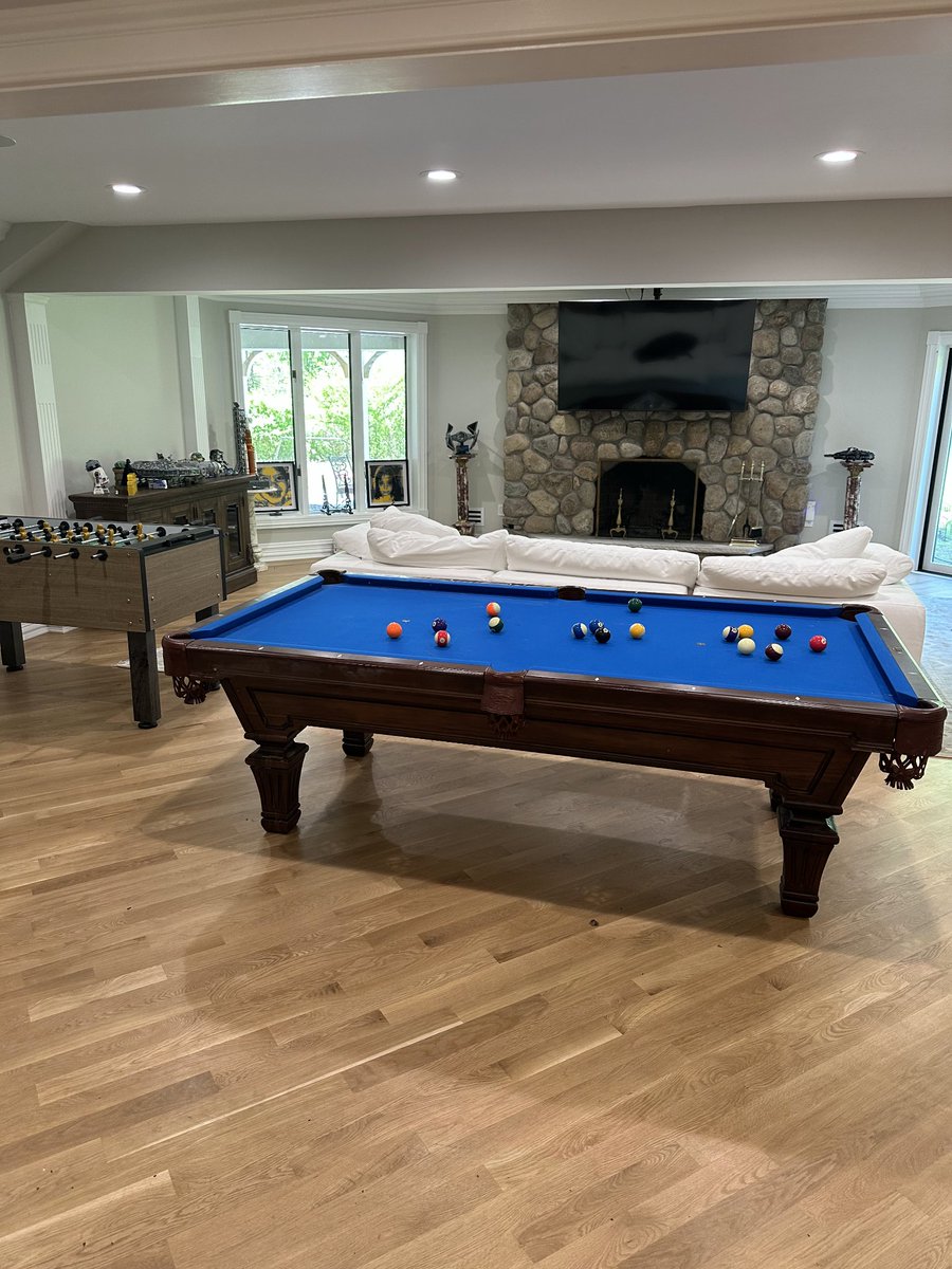 ATeamPoolTable's tweet photo. Ready to play 👍🎱
A-Team Pool Table Services
Call us at: (201) 538-5428

#pooltableservices #pooltable #billiards #newjersey #newyork #billiardtable #pooltablerefelting #pooltablemoving #pooltablemove #pooltablesetup #pooltablerepair #moving #relocate #pooltables #poolhall #nj https://t.co/gFTlDa4PHs