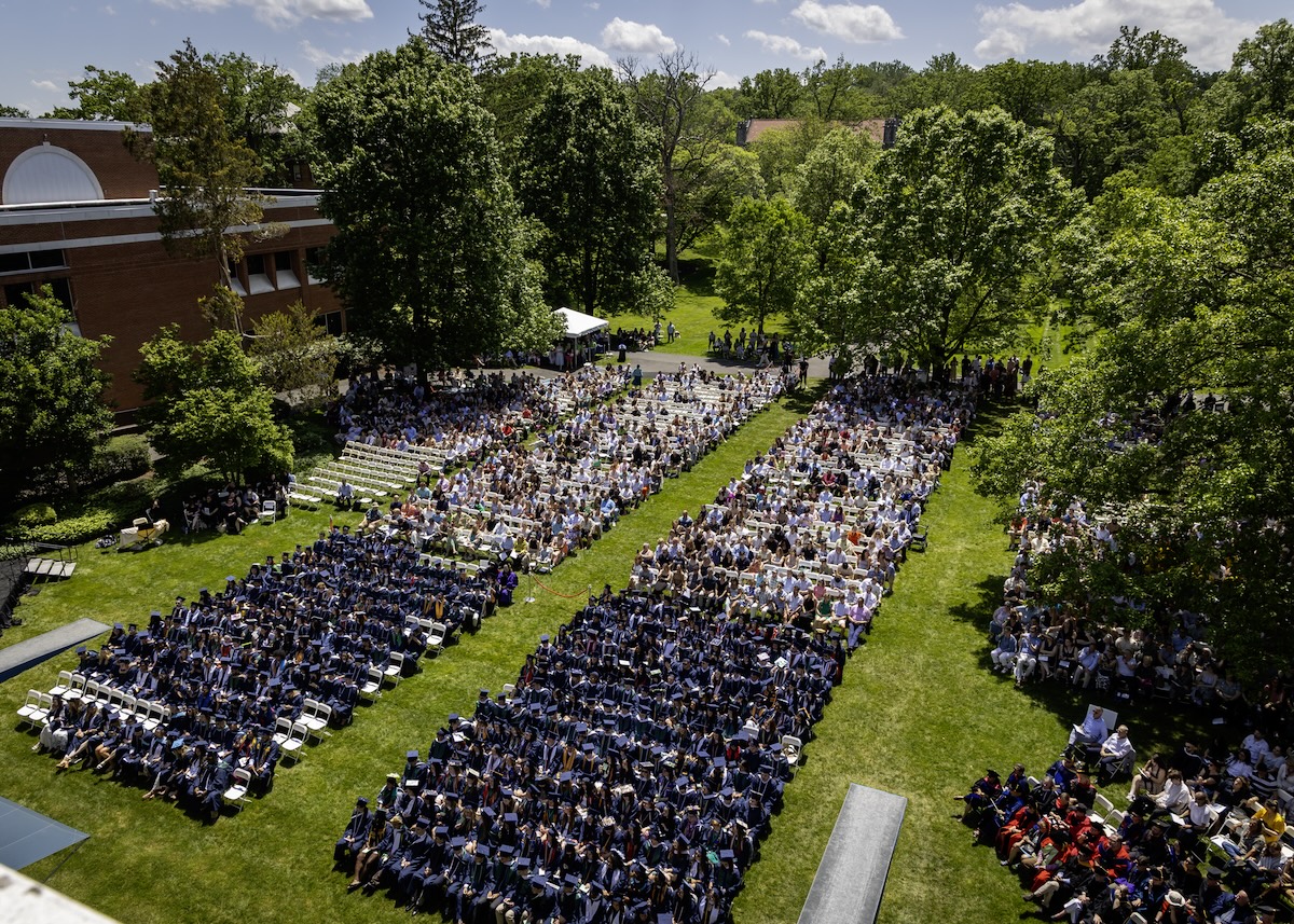 DrewUniversity's tweet photo. It's official: #DrewU Commencement 2026 will be outside on Mead Hall Lawn!

For all Commencement information, details, and FAQs ➡️ https://t.co/tJ87WHiv4s https://t.co/iDY0WvLrXJ