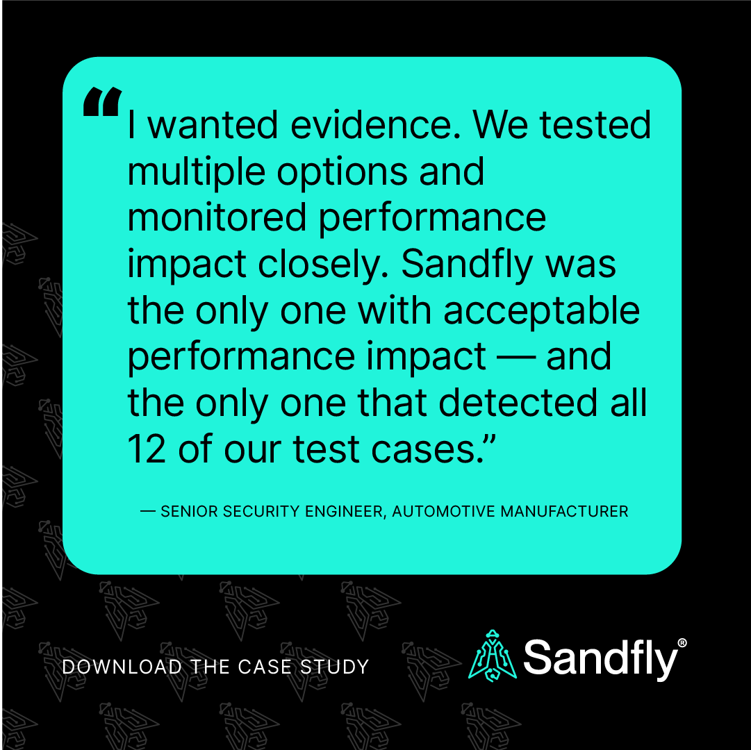 Sandfly Security tweet media