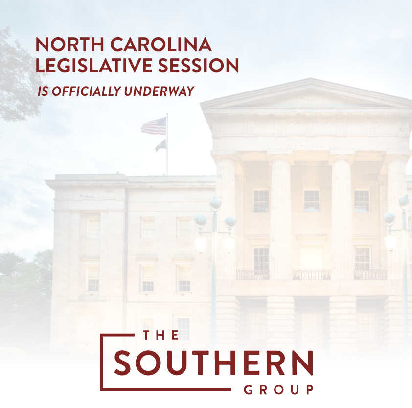tsg_nc's tweet photo. The North Carolina legislative session is officially underway.

As lawmakers return to Raleigh, key conversations on budget priorities, economic development, infrastructure, and public policy will take center stage, shaping the state's direction in the months ahead.

At The Southern Group North Carolina, our team is actively engaged and ready to help clients navigate the evolving legislative landscape, identify opportunities, and stay ahead of critical developments throughout the session.

We look forward to another impactful session.

#TSGNC #NCLeg #PublicPolicy #GovernmentRelations #NorthCarolina