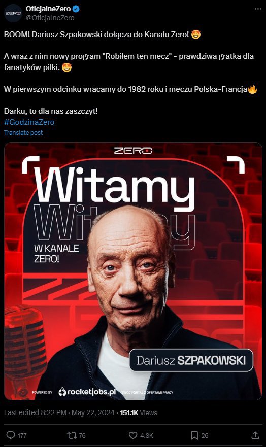 FilipWyszynski's tweet photo. @K_Stanowski Pan Darek nie jedzie na Mundial więc teraz to już na pewno, prawda? https://t.co/BcQstUgMKz