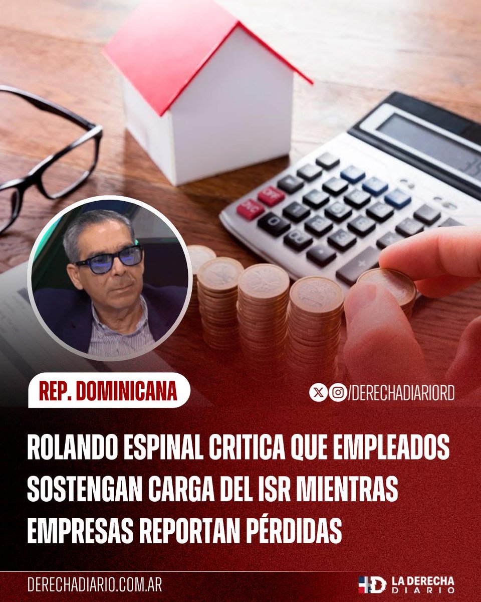 DerechaDiarioRD's tweet photo. 🇩🇴 | El comunicador Rolando Espinal criticó el sistema tributario dominicano al señalar que mientras los empleados formales pagan automáticamente hasta un 27% de ISR sobre sus salarios, miles de empresas acumulan pérdidas fiscales durante años sin dejar de expandirse. https://t.co/WwXN19nNV3