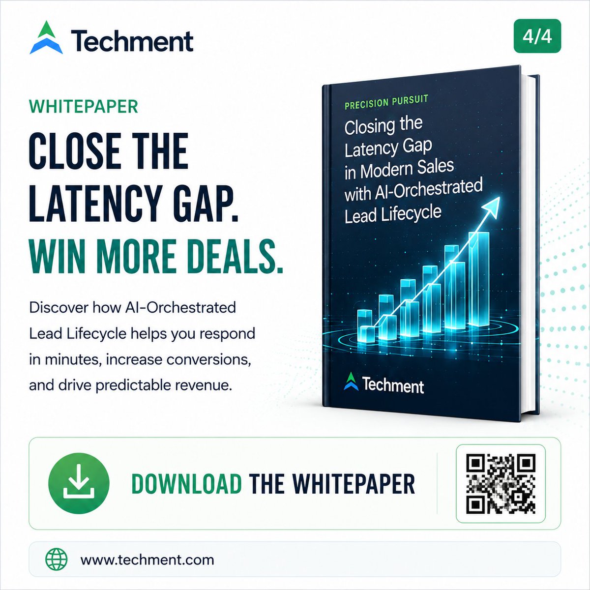 techmenttech's tweet photo. The competitive advantage in sales is no longer:
“Who has the most leads?”
It’s:
“Who acts on intent first with context.”

New whitepaper:
Closing the Latency Gap in Modern Sales with AI Orchestrated Lead Lifecycle.
https://t.co/Klh6l1Nneh
#SalesAutomation #AI #LeadGeneration https://t.co/xK78BZIOQK