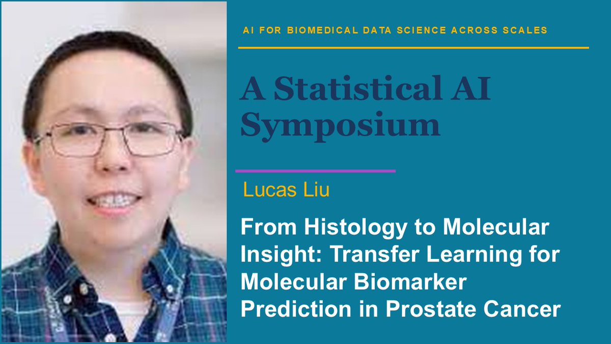 biostats_fhcc's tweet photo. From our Statistical AI Symposium Playlist: 

Lucas Liu on transfer learning for molecular biomarker prediction from histopathology slides in prostate cancer: fine-tuning foundation models when labeled data is scarce.

🎥 https://t.co/0FVJ1qhOFB

#Biostatistics #TransferLearning https://t.co/jyYVXeCN16