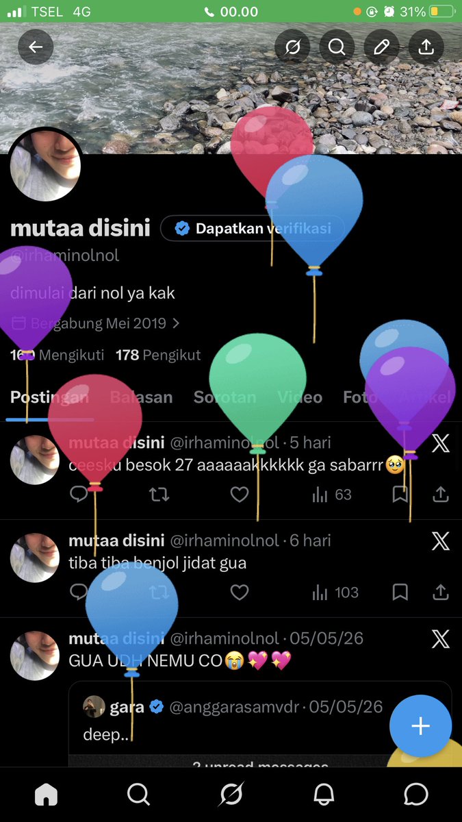 irhaminolnol's tweet photo. officially 26! thnks god🥹 https://t.co/0eoXklEysJ