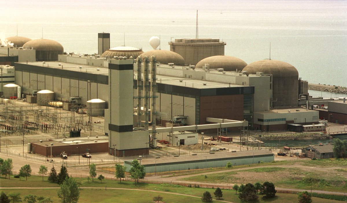 SOSBluffs's tweet photo. #Radioactive isotopes from #Nuclear #Reactors take from a few days to 100,000s of years to decay. While most fission products decay to safe levels within 100s of years, high-level waste containing #Plutonium like @opg #Pickering Plant can remain hazardous for over 100,000 years. https://t.co/b65kMdySan