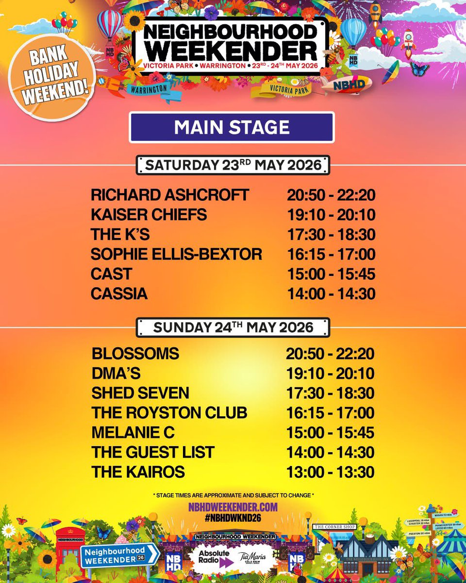 milliemalpas's tweet photo. Up to 42 bands now thanks to @This_Feeling by the 🌊 @bridspa and a couple of others 🙌🏻 ….. who will be my 50th band of my 50th year? It’s happening at @nbhdweekender 👀🙌🏻 https://t.co/RP9PV3nV82