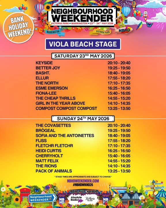 milliemalpas's tweet photo. Up to 42 bands now thanks to @This_Feeling by the 🌊 @bridspa and a couple of others 🙌🏻 ….. who will be my 50th band of my 50th year? It’s happening at @nbhdweekender 👀🙌🏻 https://t.co/RP9PV3nV82