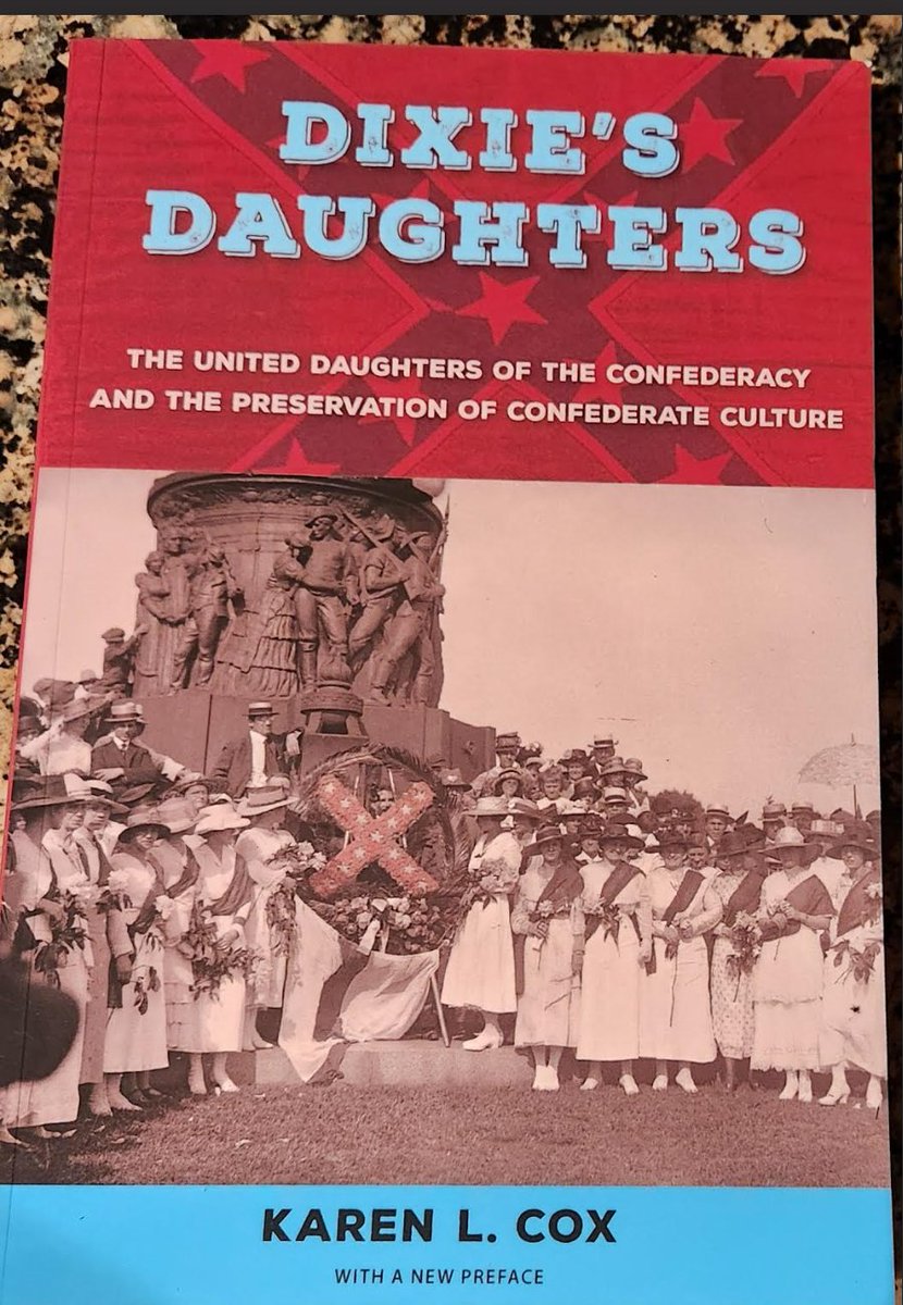 LucyBibb's tweet photo. #BookTime #ADOS book club, join us. 

We're reading 

"Dixie's Daughters: the United Daughters of the Confederacy and the Preservation of Confederate Culture" by Karen L. Cox
#DixiesDaughters https://t.co/81qxmgKltK