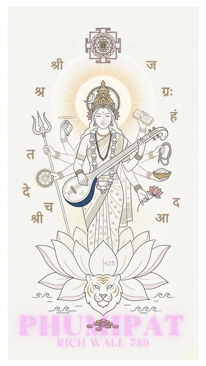Richwall789's tweet photo. "The Supreme Tridevi: Ultimate Trinity" (มหาตรีศักติ: เอกภาพแห่งจักรวาล) #แจกฟรี #วอลเปเปอร์​ #สายมู #เสริมดวง https://t.co/5qfoubhLOt