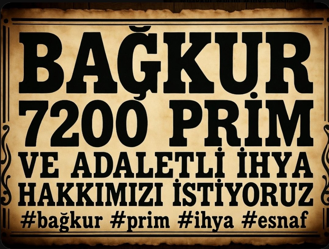 _alperim's tweet photo. @RTErdogan Bağkur 7200 prim ve adaletli İHYA hakkımızı istiyoruz.
@RTErdogan 
@isikhanvedat
#bağkur #prim #ihya #esnaf https://t.co/UwiMWyBjsw