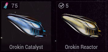 i just keep getting orokin reactors help me i reactor'd all 4 of my archwings and they won't stop coming
