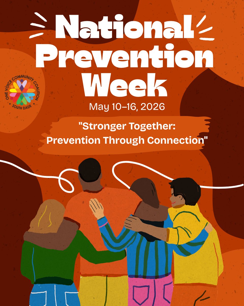 sdovcc's tweet photo. This week, organizations all over the nation are focusing on educating youth about the dangers of engaging in risky behaviors. The theme "Stronger Together: Prevention Through Connection" emphasizes how important it is for us to work together to improve community well-being. https://t.co/qxr421WYVx