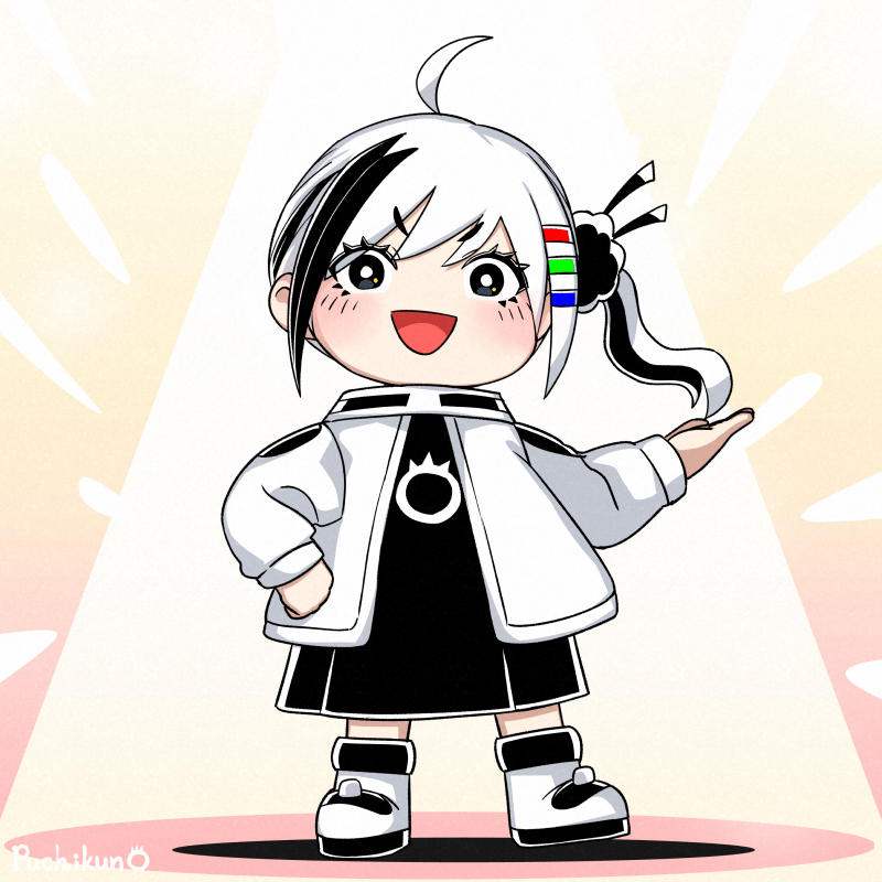 「おはモノチ 「サイドテールだっち!」 #MonochiProject」|ぷちくん/puchikun（絵師）のイラスト