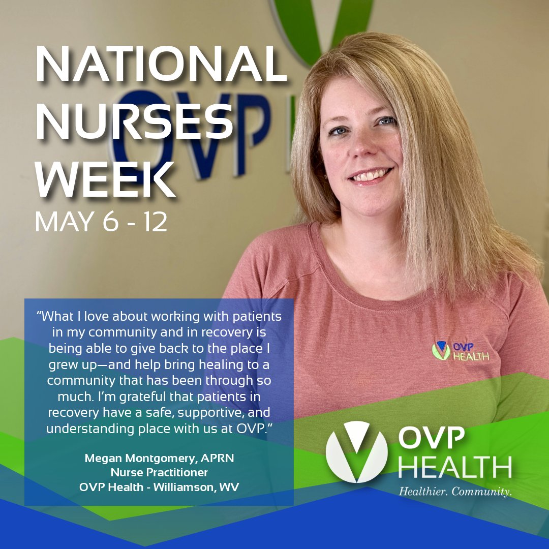 OVP_Health's tweet photo. During National Nurses Week, OVP Health proudly honors our LPNs, RNs, NPs—and all nurses nationwide. “The Power of Nurses” says it all. Your compassion, leadership, and impact keep our communities healthy. Thank you! #NursesWeek https://t.co/0V30p1NpkQ