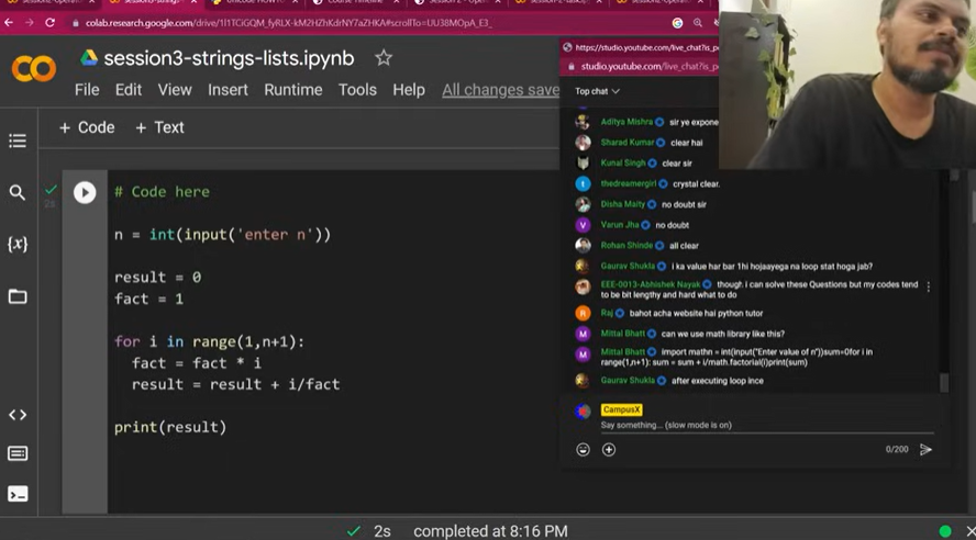 AnuragSaini03's tweet photo. Day 51 of #100DaysOfCode 🚀
Learned nested loops in Python 🐍
Practiced coding to understand loop patterns 💻
Improving logic step by step 📈
#Python #Day51 #CodingJourney https://t.co/ALqUtUYtEU