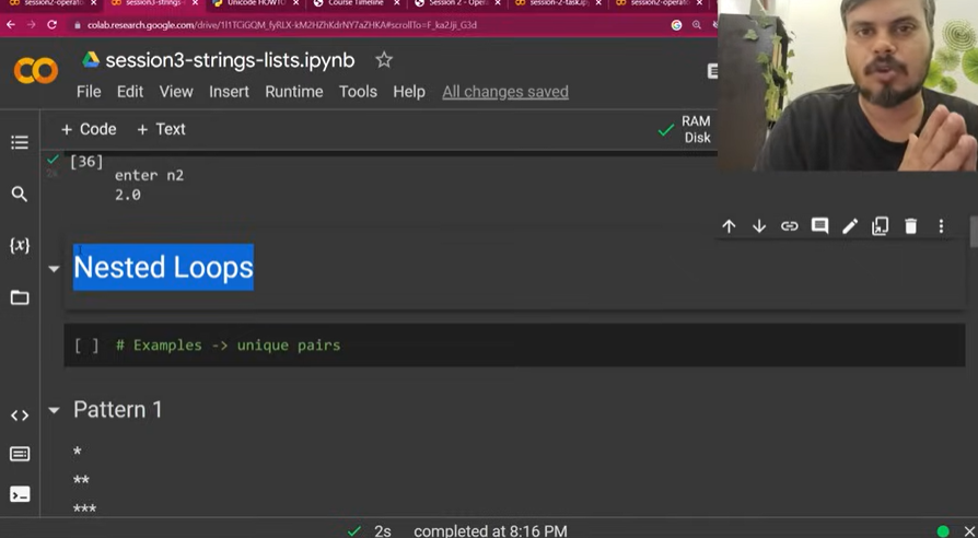 AnuragSaini03's tweet photo. Day 51 of #100DaysOfCode 🚀
Learned nested loops in Python 🐍
Practiced coding to understand loop patterns 💻
Improving logic step by step 📈
#Python #Day51 #CodingJourney https://t.co/ALqUtUYtEU