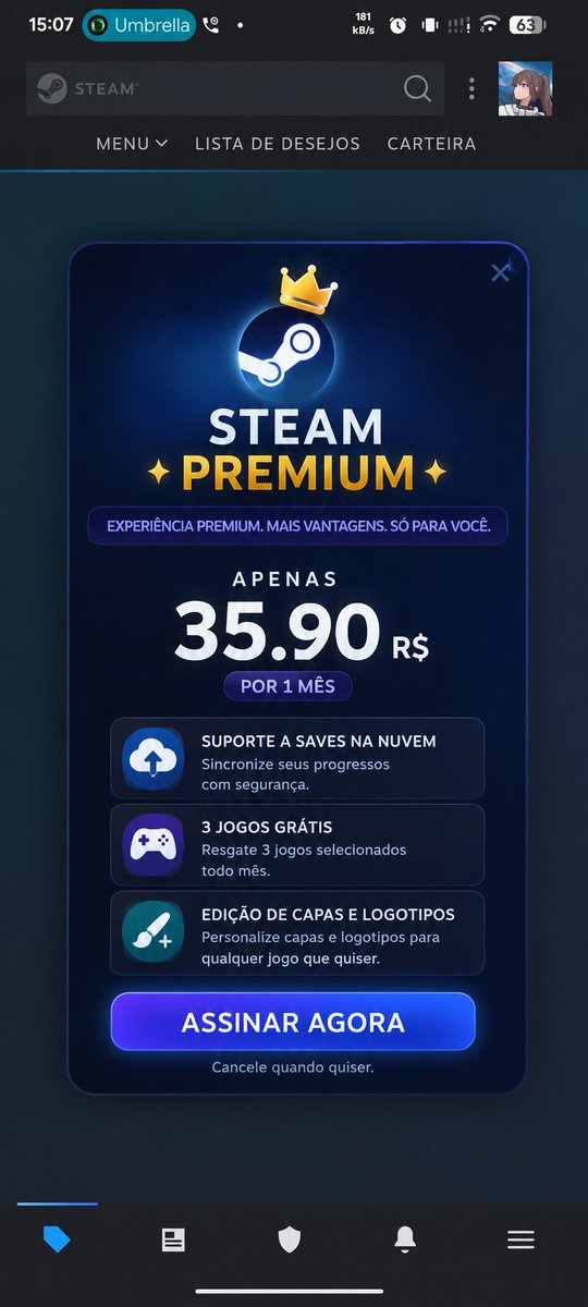 Sabe qual o meu maior medo?

*Gabe Newell morre*
Steam um dia depois: