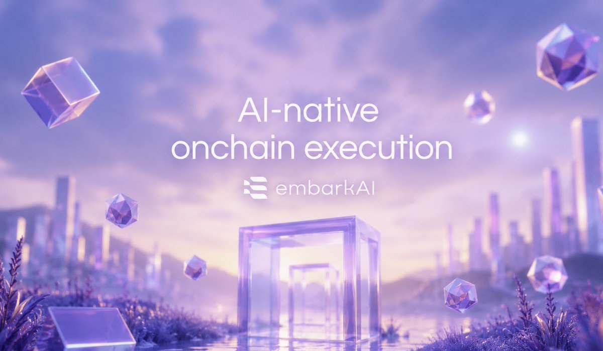 embarkAI_io's tweet photo. The bottleneck is no longer intelligence or capital.  
It is execution.

Global corporate AI investment hit $581.7B last year.
Stablecoins are now a $323B market. 

But the layer between intelligence and value is still fragmented.

embarkAI changes that.

By unifying the stack into one programmable execution layer, it lets agents move capital, interact onchain, and operate securely within clear rules.