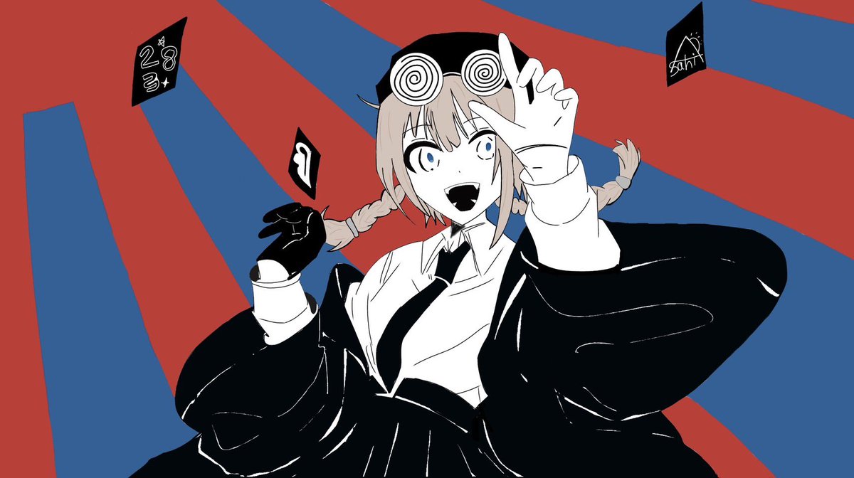 runemano's tweet photo. アカイライワズライ　パロ
芹沢あさひ https://t.co/6qNSgSFDzW