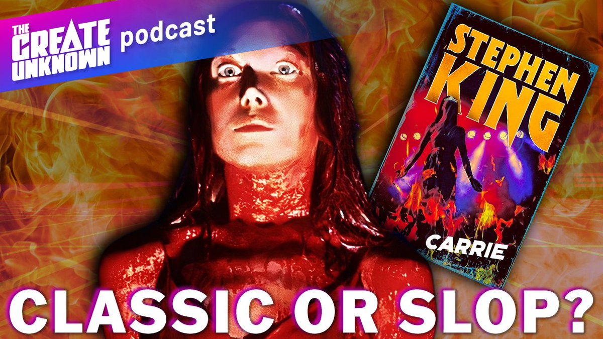 createunknown's tweet photo. 🚨LIVE NOW🚨

We read Carrie and watched the movie. Is it a classic or boomerslop?

Join Us: https://t.co/h6iTsKSXod https://t.co/CiVXKs9h63