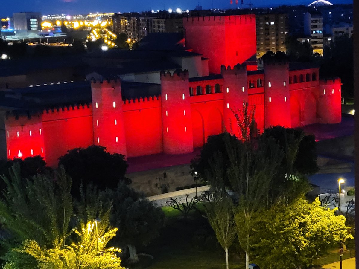 Le Palais  Aljaferia à Saragosse en Espagne